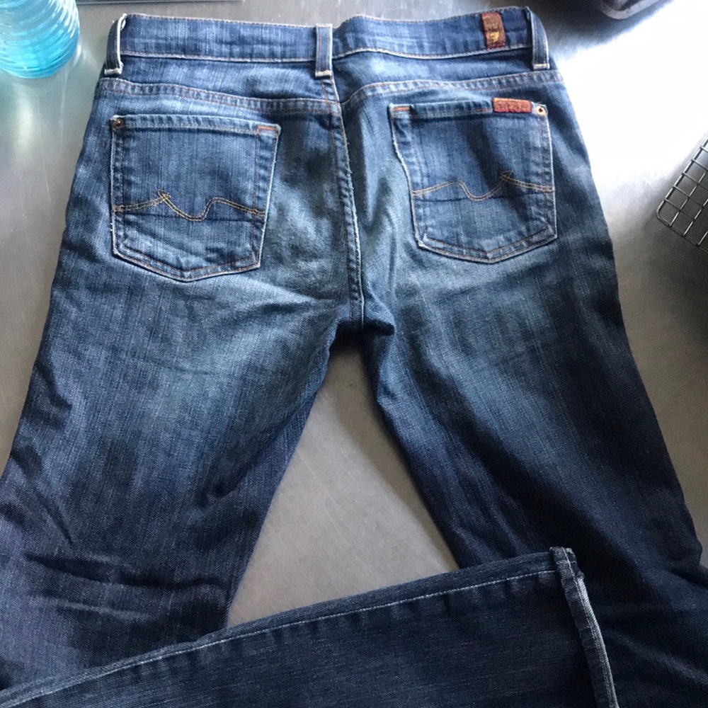 Button fly 7 for all mankind Jeans size 26